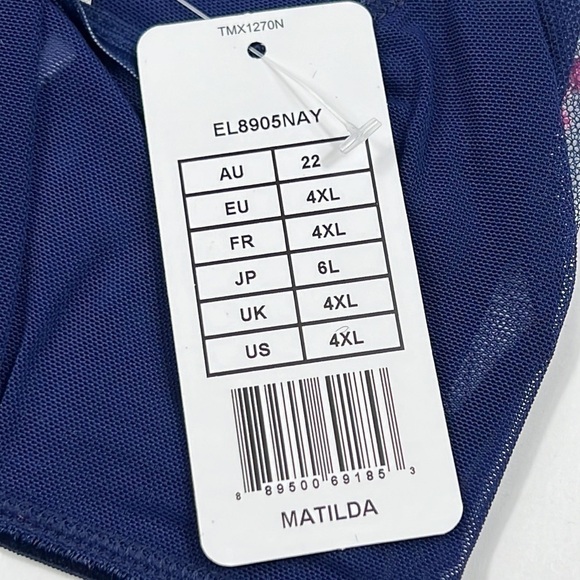 Elomi Matilda Navy Brief Panty 4X EL8905 - Picture 6 of 9